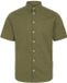 Casual Friday Linnen overhemd Aksel Korte mouw Slim Fit Mannen 3XL Groen