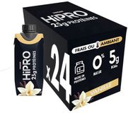 Danone HiPRO Eiwitshake – Vanille – 25g Proteïne – 24 x 330ml – Lactosevrij