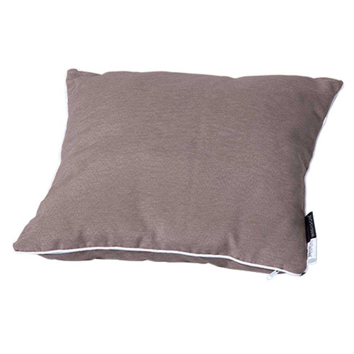 Madison Sierkussen piping Panama taupe - Taupe - Katoen