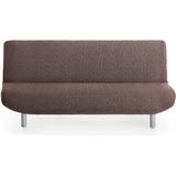 ECOMMERC3 Bankhoes voor 3-zitsbank, bi-elastisch, bruin, zeer elastisch, voor klapbanken, boek en futon
