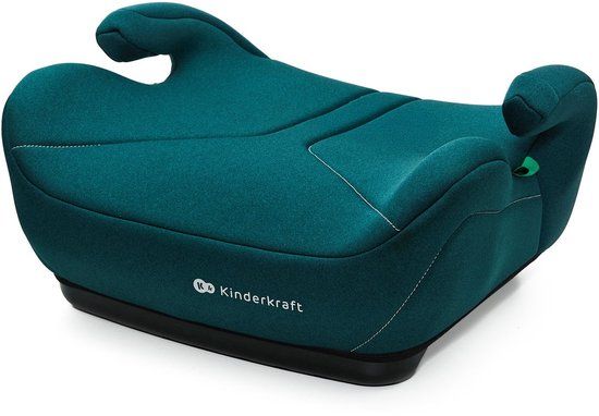 Kinderkraft I-BOOST 2 i-Size - Zitverhoger - Autostoel Booster - 125-150 cm 22-36 kg – 6-12 Jaar – R129 Goedgekeurd – Groen