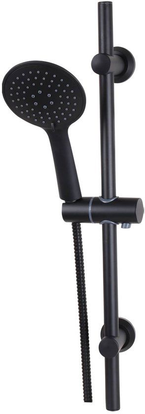 Differnz Doucheset Deluxe - SpeedClean - 3 Standen - Ø 10 cm - Mat Zwart