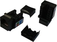 DATACOM Keystone UTP Cat5e, auto-krimp, MINI, Noir