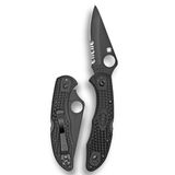 Spyderco Delica 4 Lockback Black Vouwmes