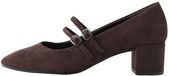 Next - Dames - Forever Comfort® Mary Jane-blokhakken met ronde neus - Bruin