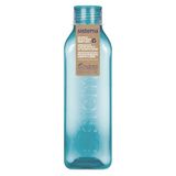 Sistema Vierkante waterfles | 1 l | lekvrije kinderwaterfles | BPA-vrij | Teal Stone | 1 Count