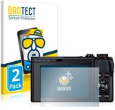 BROTECT - Screenprotector voor Canon PowerShot G5 X Mark II - Folie Beschermfolie matte 2 Stuks