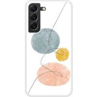 Samsung Beschermende siliconen case compatibel met Galaxy S22 Plus One lijn blauw
