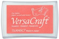 Tsukineko VersaCraft inkpad coral pink