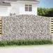 Maison Exclusive - Geknoopte gaasbakken, 6 stuks, 400x50x220/240 cm, verzinkt staal
