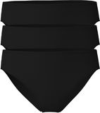 CALIDA Slip Essential Cotton Regular Cut Set van 3 Zwart Effen Vrouwen