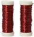Decoris Binddraad - 2x rolletjes - rood - 30 m x 0,3 mm
