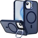 Selected by GSMpunt.nl Apple iPhone 17e / 16e Hoesje MagSafe Back Cover met Camera Stand Blauw