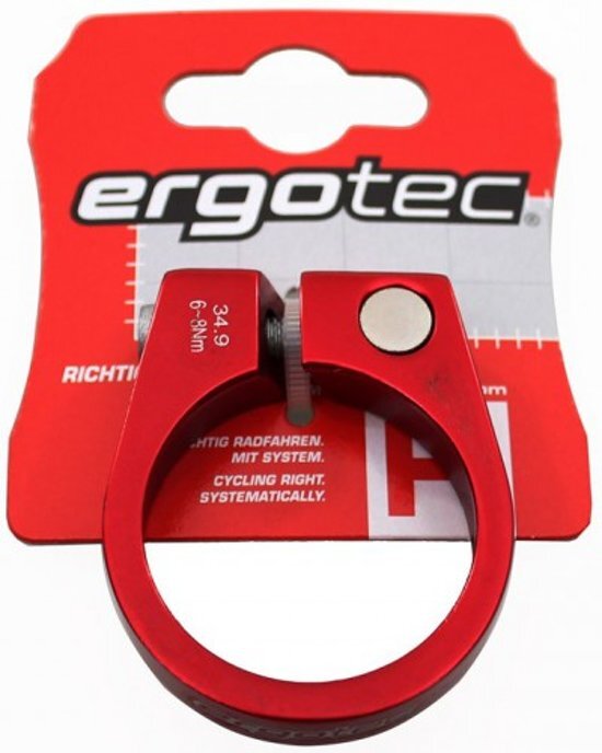 ERGOTEC zadelpenklem SCI105 34,9 rd geeloxeerd