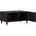 Table basse Table de salon Table de café noir 80 x 50 x 40 cm bois de manguier massif