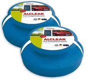 Alclear 5713050M Handpolijstspons met rondomlopende greep voor het wassen, polijsten, reinigen van lak, professionele polijstspons in plaats van polijstmachine, 130 x 50 mm, 2 stuks