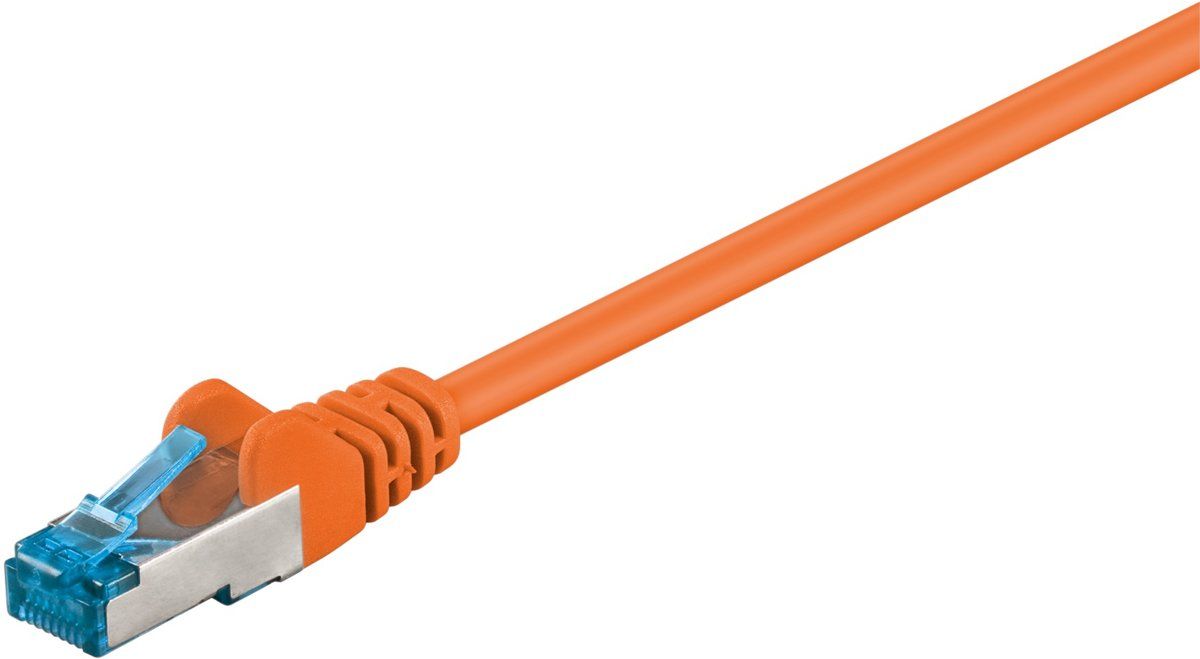 Goobay - S/FTP netwerkkabel CAT6a - Oranje - 7,50 meter