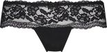 Hunkemöller Boxerstring Florence Dames - Zwart - Maat S