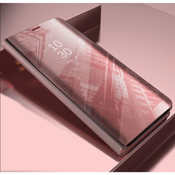 Stuff Certified Xiaomi Redmi Note 9 Pro Smart Spiegel Flip Case Cover Hoesje Roze