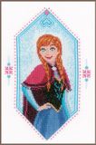 Vervaco Disney Princess Anna Borduurpakket - Wit