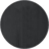 vidaXL Vloerkleed rond 80 cm bamboe grijs