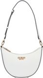 GUESS Fedana Mini Top Zip Shoulder Bag Cream White Wit