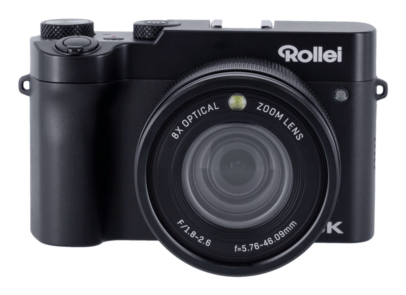 Rollei Powerflex X8 Dual Lens Bridge Camera - 64MP CMOS, 8x Optical Zoom, 5K Video - Black