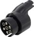 Carpoint Adaptateur 7 vers 13 broches Boîte de remorque Noir