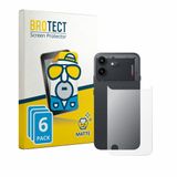 BROTECT - Screenprotector voor Nothing Phone (4b) (Achterkant) - Folie Beschermfolie matte 6 Stuks