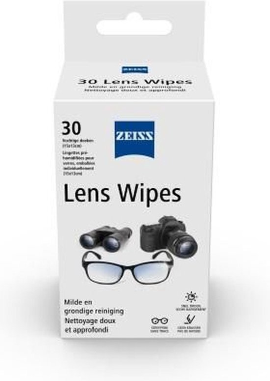 ZEISS - Lens Wipes - 30 Reinigingsdoekjes