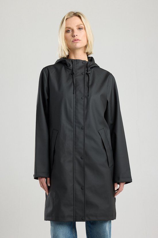 America Today Janah - Dames Regenjas - Zwart - XS