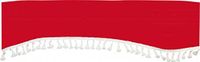 Frans HTC Equipements Cabine franjes, 240 x 18 cm, rood