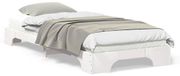 vidaXL Bedframe Wit 100 x 220 cm Massief Grenenhout