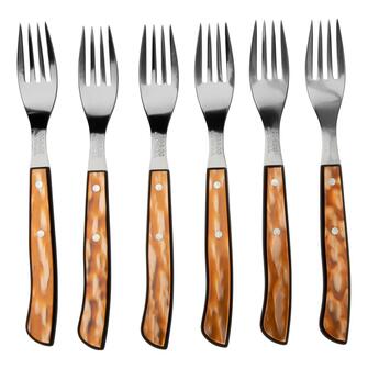 MAM Iberico Brown - Set van 6 Tafelvorken