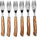 MAM Iberico Brown - Set van 6 Tafelvorken