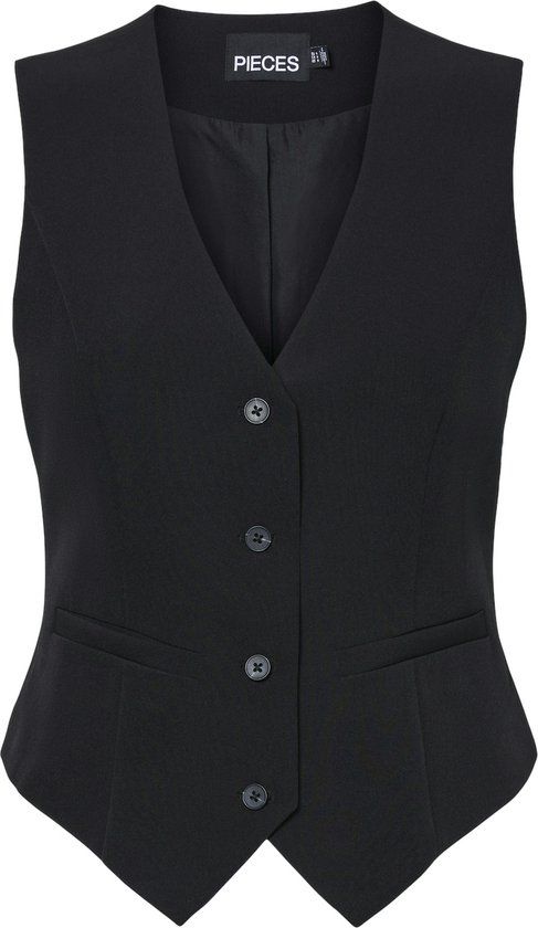 Pieces Gilet Pcbozzy Vest Noos Exp Bc - Black - XS