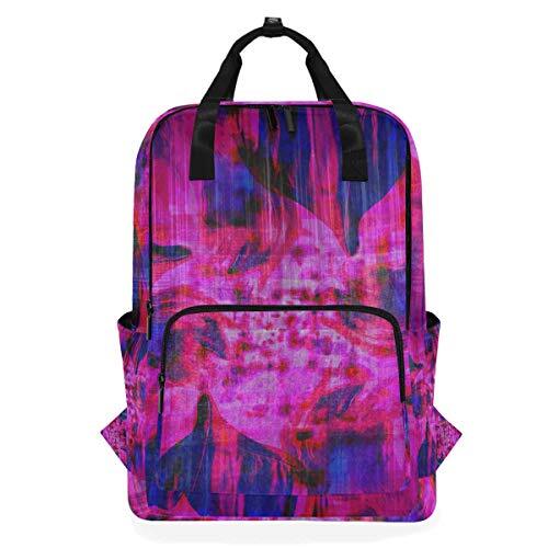 MONTOJ Travel Rugzak Roze Glitch School Rugzak