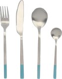 DKD Home Decor Bestek - Blauw - Roestvrij staal - 16 Onderdelen