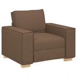 vidaXL Fauteuil Bruin Stof 100x78x84 cm