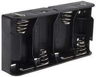 RS PRO Batterijhouder voor chassismontage voor 4 x D-batterijen
