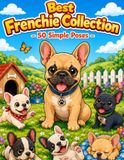 Frenchie's Best Collection French Bulldog Colouring Pages