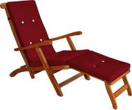 Detex Ligstoelkussen Rood 173x43x6cm