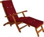 Detex Ligstoelkussen Rood 173x43x6cm