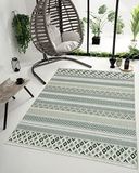 Mia's Teppiche Martina binnen en buiten vloerkleden groen - design 2-80x150 cm
