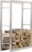 OutdoorMatch Emily Stalen Brandhoutrek - Chroom - 25x80x100cm