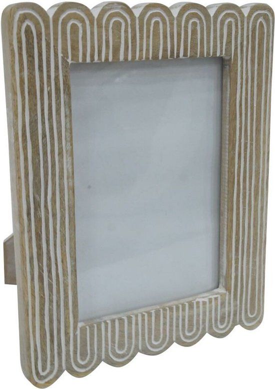 Fotolijst DKD Home Decor 18,5 x 2 x 23 cm Natuurlijk Koloniaal Mangohout - 8424002009960