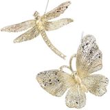 Kurt s adler Christmas Inspirations 4.2 inch Butterfly / Dragonfly Orna X 2 5x5x10 cm kerstornament