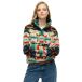 Superdry Femme Polaire Teddy Imprimée Ultra Douce Vert/bleu Taille: 36