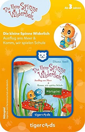 Tiger Media tigercard - Die kleine Spinne Widerlich - Zwei Geschichten (Ausflug ans Meer & Komm, wir spielen Schule)