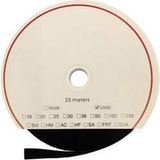 FASTECH® Klittenband Lusdeel 25000 mm x 16 mm Zwart